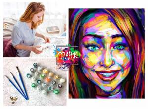 Раскраска по номерам по фото на холсте