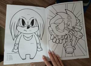 Libertaria Раскраска развивашка Соник