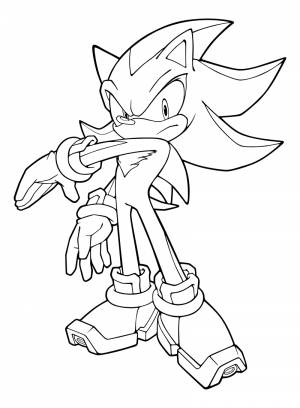 Еж шедоу раскраска