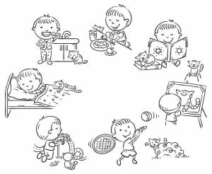 Картинки «Режим дня»