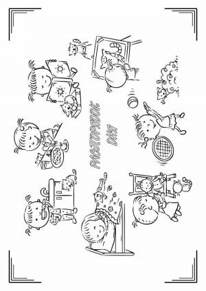 Раскраски Режим дня школьника начальных классов