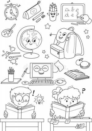 Раскраски Режим дня школьника 2 класс шаблон