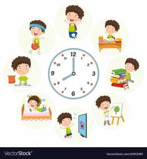 Режим дня рисунки