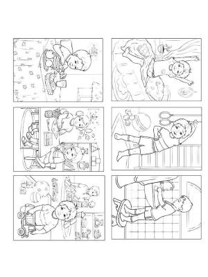 Раскраски Режим дня