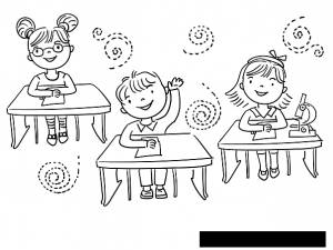 Раскраска Режим дня