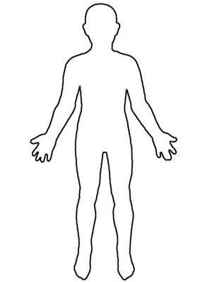 Раскраска человек
