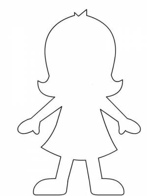 Раскраска Человек   в формате