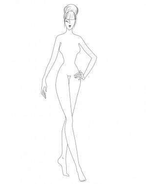 Рисунок для дизайнера одежды
