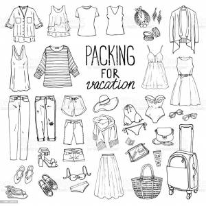 Раскраска люди в одежде