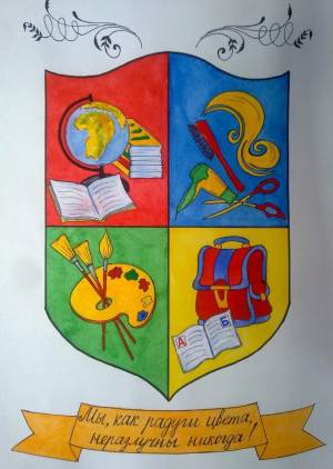Детский рисунок герб семьи