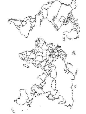Раскраски Карты