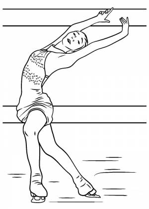 Раскраски Зимний спорт