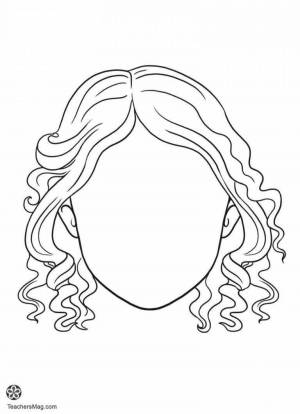 Мамин портрет раскраска