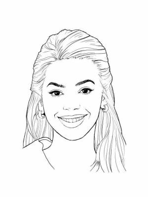 Мамин портрет раскраска