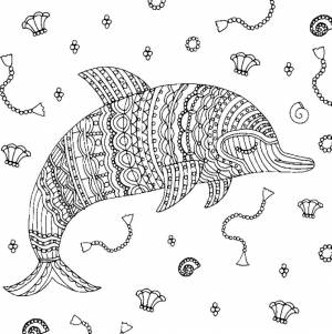 Раскраски Морские Обитатели