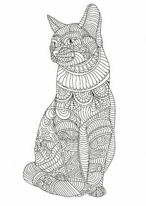 Раскраски Антистресс Кошки