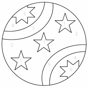 Раскраска «Мячик»