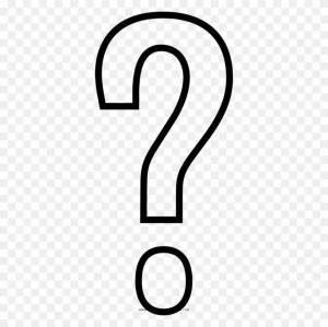 Раскраски Вопросительный знак
