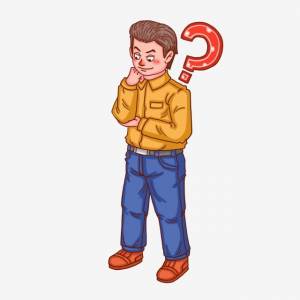 Question Mark Question Mark Character Thinking Character Cartoon Boy PNG , Вопросительный знак, знак вопроса, думающий персонаж PNG картинки и пнг PSD рисунок для й загрузки