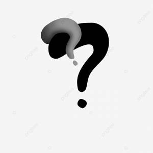 мультфильм черно белый знак вопроса эффект декоративный элемент PNG , вопросительный знак, мультфильм, черный знак вопроса PNG картинки и пнг PSD рисунок для й загрузки