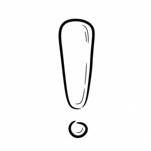 Ручной обращается восклицательный знак