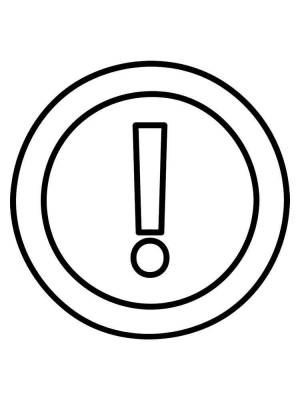 Раскраски Восклицательный Знак