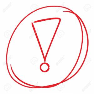 Восклицательный знак раскраска