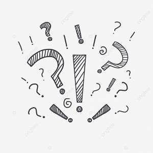 Ручной обращается линейный стиль вопросительный знак восклицательный знак PNG , Вопросительный знак, рисованный стиль, восклицательный знак PNG картинки и пнг PSD рисунок для й загрузки