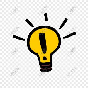 Лампочка восклицательный знак изображение_Фото номер 401235703_AI Формат изображения_ru