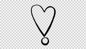 Восклицательный знак Письмо Алфавит Вопросительный знак Курсив, Спа Бест Сервис Центр, любовь, текст, сердце png