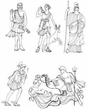 Картинки богов древней греции