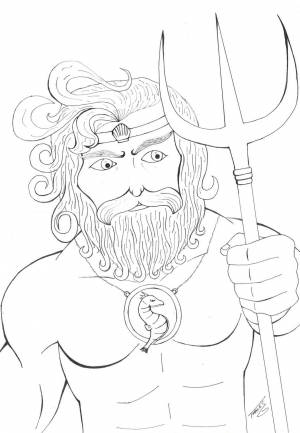 Боги древней греции раскраска