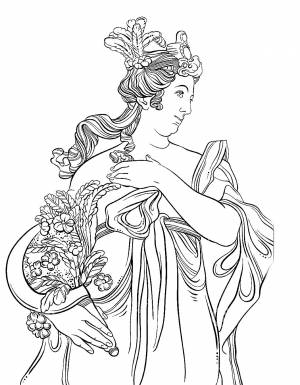 Раскраска Боги Древней Греции