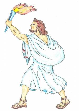 Детские рисунки древнегреческих богов