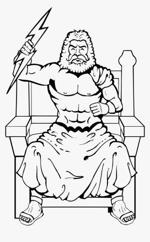 Бог зевс рисунок