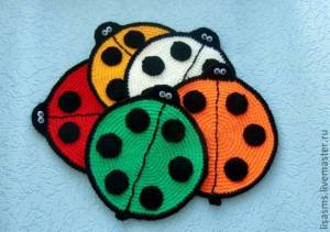 Прихватка Божья коровка