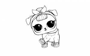 Раскраски Питомцы Лол