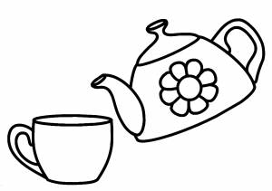 Раскраска Чайник