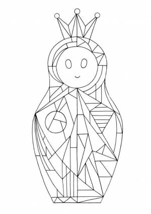 Арт Матрешка королева