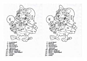 Математические раскраски