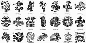 Dibujo mayas