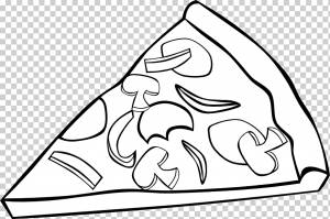 Пицца в стиле Нью-Йорк Итальянская кухня Книжка-раскраска Пицца Пицца, Fast Food Art, угол, белый, млекопитающее png