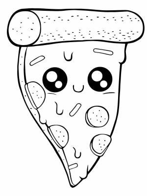 Раскраски Еда пицца