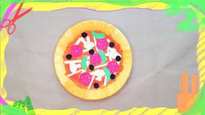 How to make Pizza Paper craft II Пицца из бумаги II Pizza aus Papier