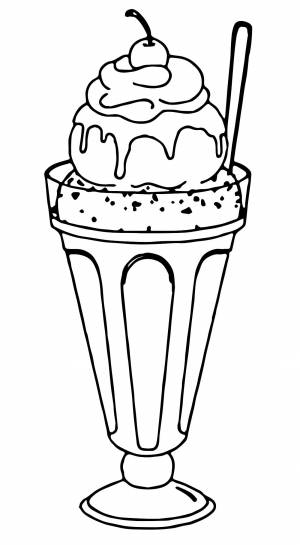 Мороженое в стаканчике