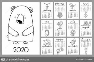 Раскраски Календарь на 2023 год для детей