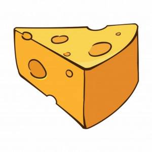 Рисунок сыр для детей