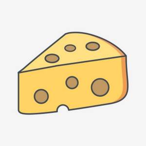 Кусочек сыра рисунок