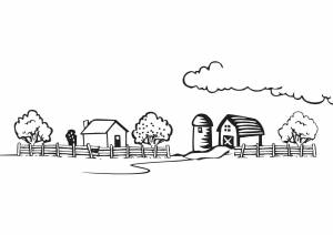 Раскраска мое село