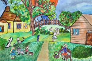 Конкурс рисунков и фотографий «Моя деревня», приуроченный году полезных дел для малой Родины